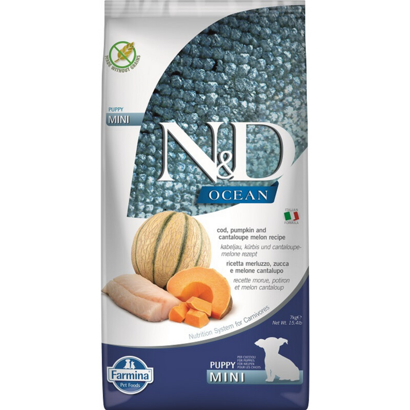 N&D OCEAN DOG COD PUMPKIN CANTALOUPE MELON PUPPY MINI