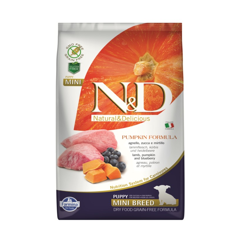 N&D DOG LAMB BLUEBERRY PUMPKIN PUPPY MINI
