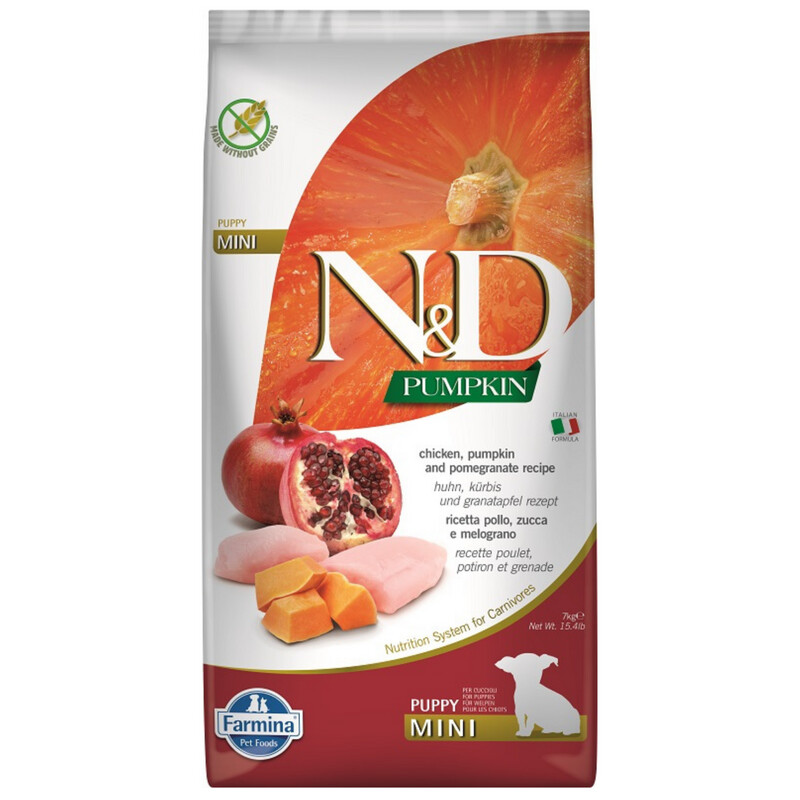 N&D PUMPKIN DOG CHICKEN POMEGRANATE PUPPY MINI