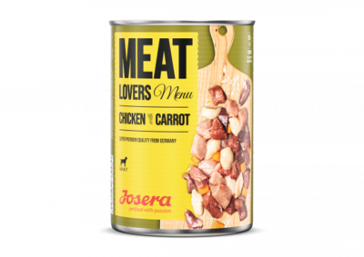 Konservi Josera suņiem Meat Lovers Menu Chicken with Carrot
