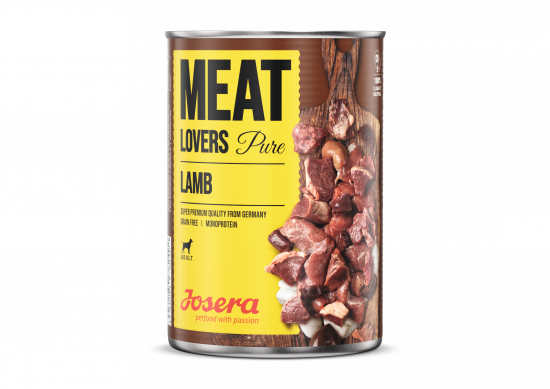 Konservi Josera suņiem Meat Lovers Pure Lamb