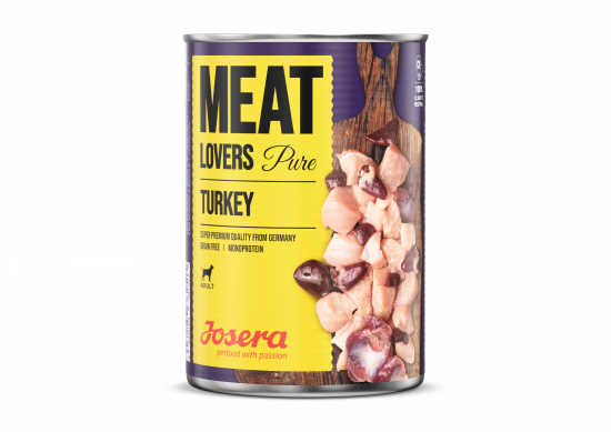 Konservi Josera suņiem Meat Lovers Pure Turkey