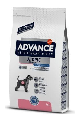 Advance Vet Dog Atopic Medium-Maxi ar foreli 3.0 kg