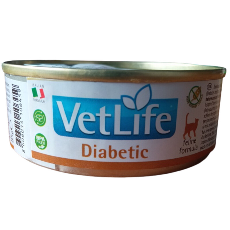 VET LIFE CAT DIABETIC 85G