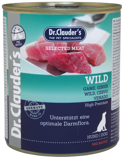 Dr.Clauder's Selected Meat Medījuma gaļa (PreBiotic) Dr.Clauder's Selected Meat Medījuma gaļa (PreBiotic)
