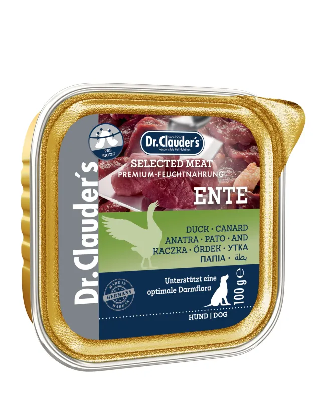 Dr.Clauder's Selected Meat Pīle (PreBiotic) 100g alumīnija konservu kārbiņas Dr.Clauder's Selected Meat Pīle (PreBiotic) 100g alumīnija konservu kārbiņas