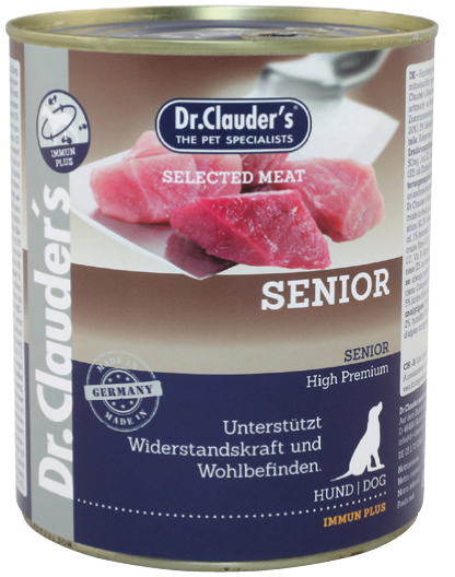 Dr.Clauder's Selected Meat Senior (Immune Plus) 800g Dr.Clauder's Selected Meat Senior (Immune Plus) 800g