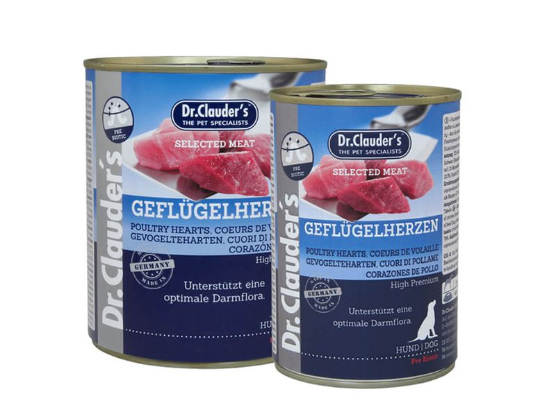 Dr.Clauder's Selected Meat Mājputnu sirdis (PreBiotic) Dr.Clauder's Selected Meat Mājputnu sirdis (PreBiotic)