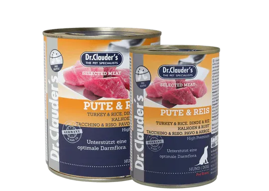 Dr. Clauder's Selected Meat Tītars un rīsi (PreBiotic) Dr. Clauder's Selected Meat Tītars un rīsi (PreBiotic)