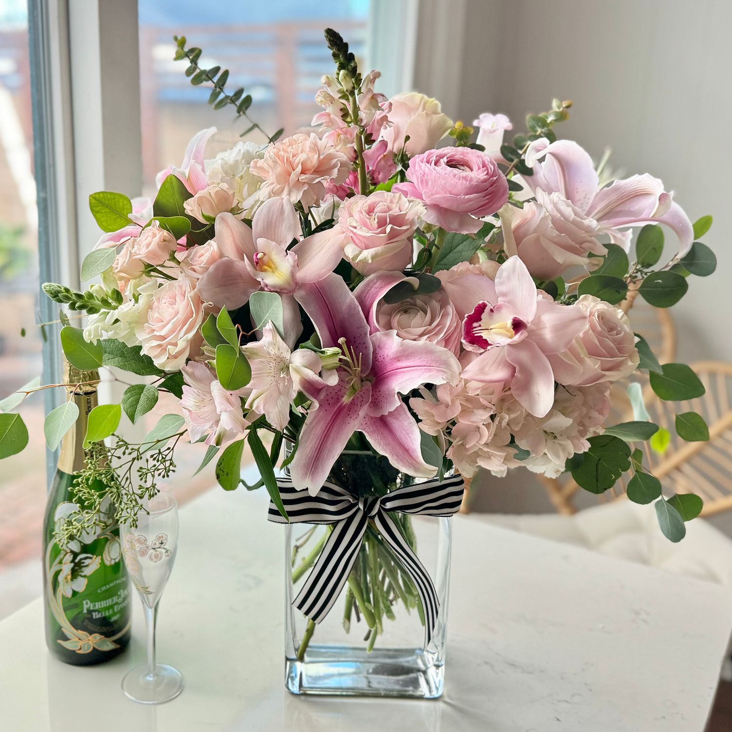 Tall &amp; airy - Morning garden-Large