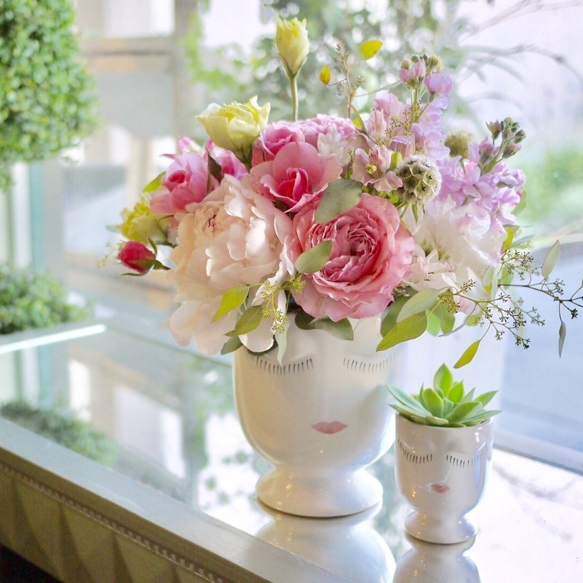 Mommy &amp; Me-Floral Vase Set