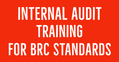 Internal Audit Training - For BRC Standards