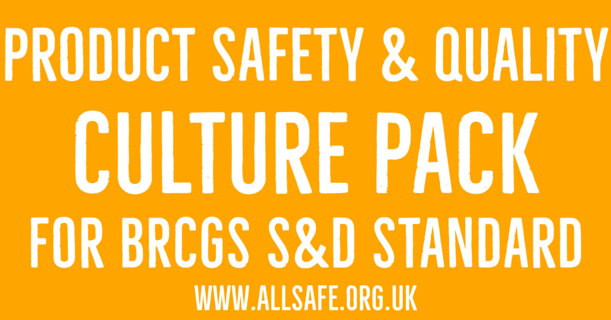 Product Safety & Quality Culture for BRCGS S&D issue 4 Store ALLSAFE