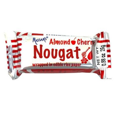 Massam's Nougat Almond & Cherry 25g