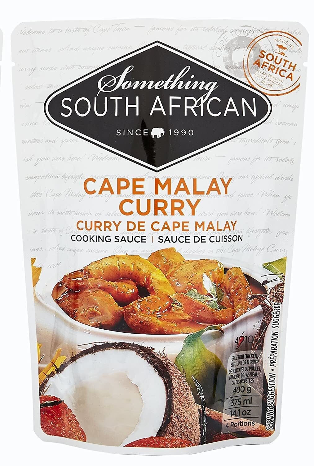 Something South African Cape Malay Curry Cooking Sauce