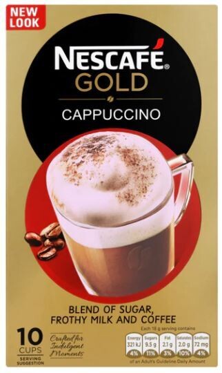 Nescafe Gold Cappuccino 10 Cups