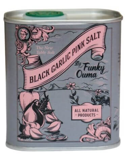 Funky Ouma Black Garlic Pink Salt