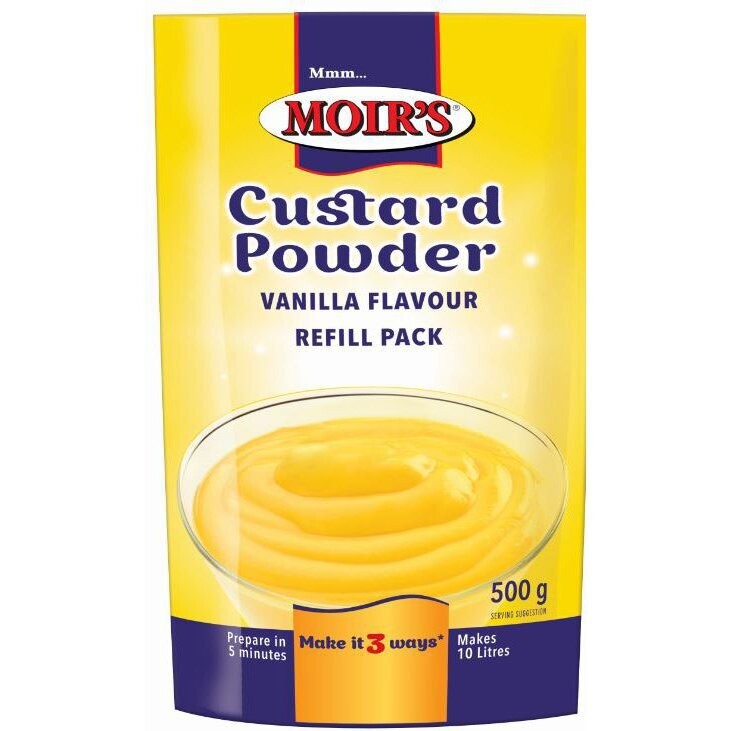 Moirs Custard Powder Vanilla Flavor 500g