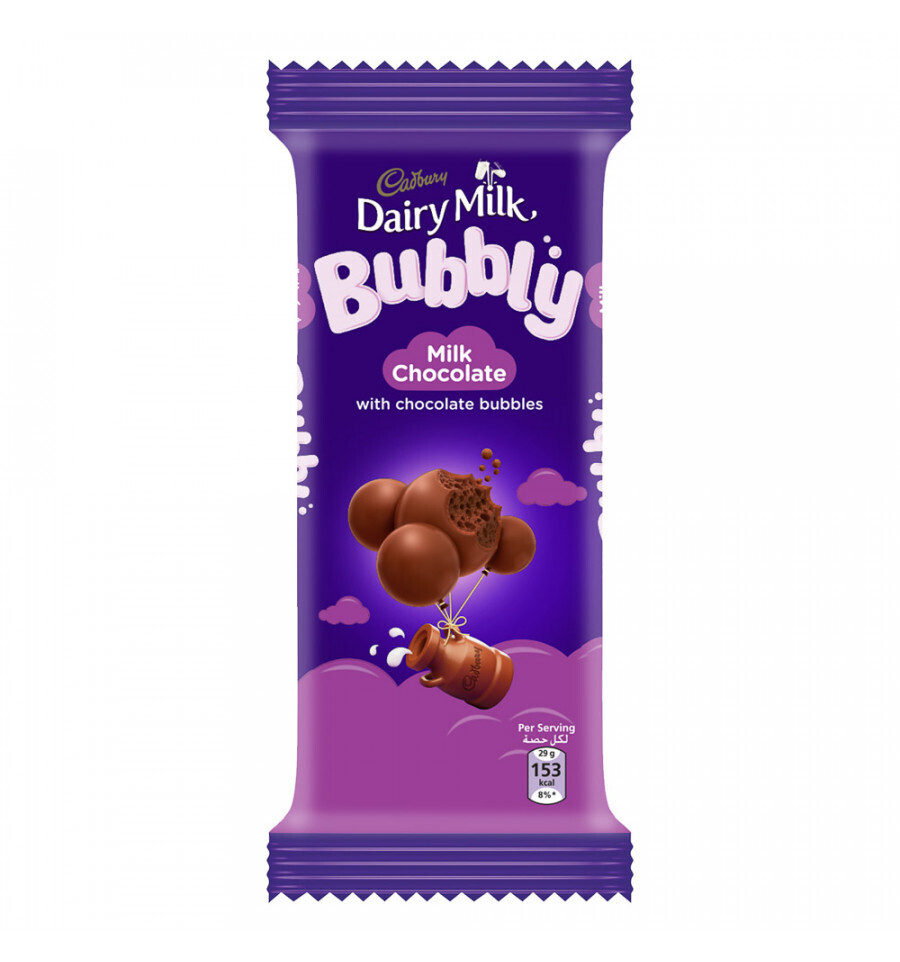 Cadbury Bubbly Milk Chocolate 87g
