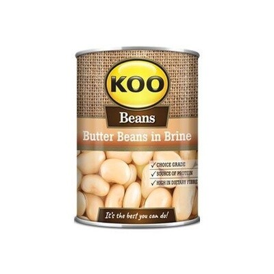 Koo Beans Butter Beans In Flavoured Brine