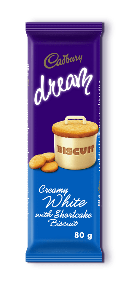 Cadbury Dream Creamy White Biscuit 80g