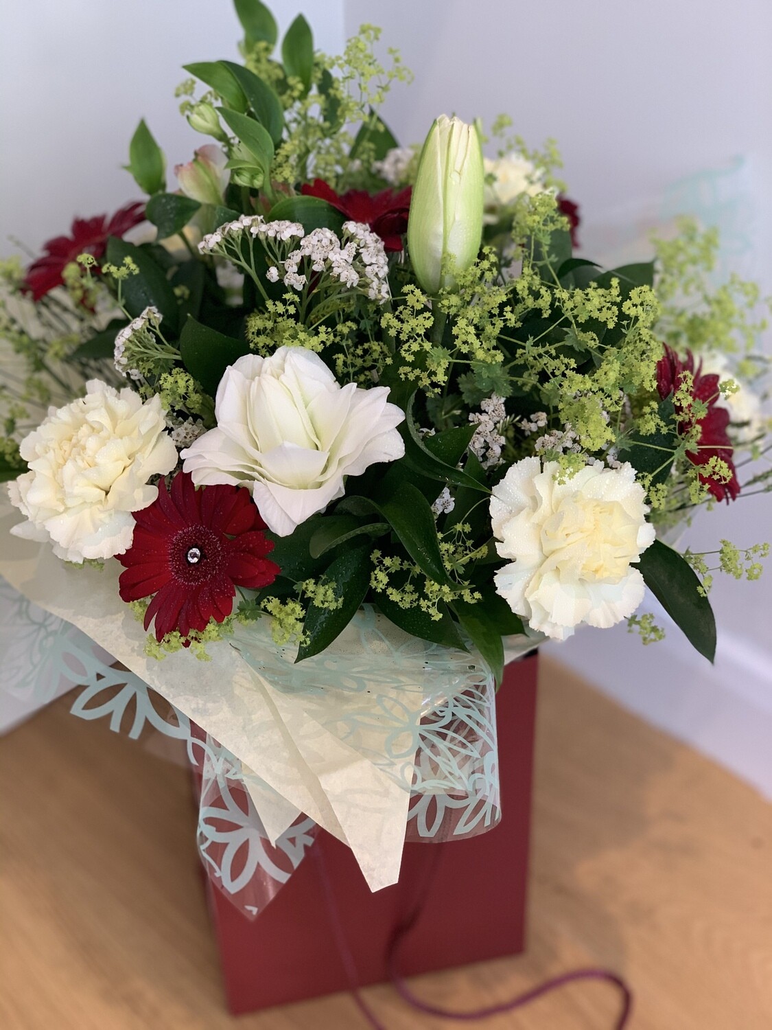 Christmas Florist Choice Flower Bag
