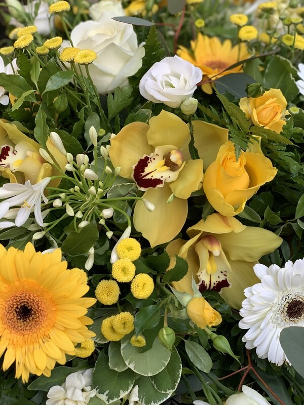 Mixed Flower Double Ended Coffin Spray