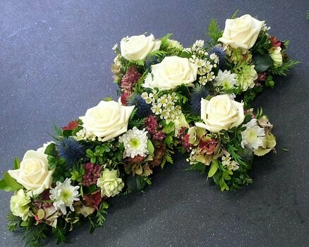 Mixed Flower Cross
