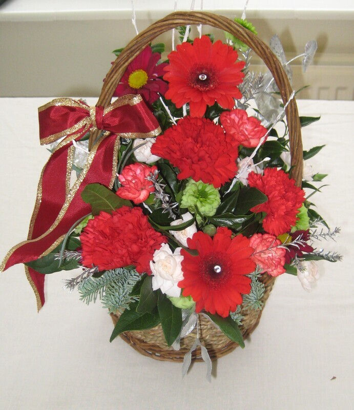 Florist Choice Christmas Basket