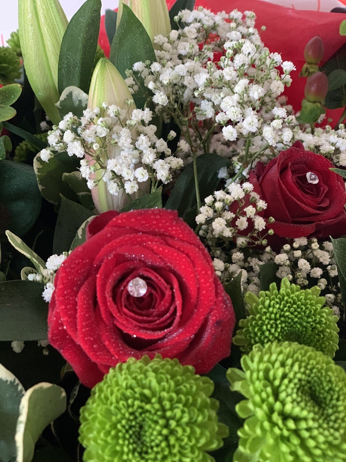 Valentines Florist Choice Basket