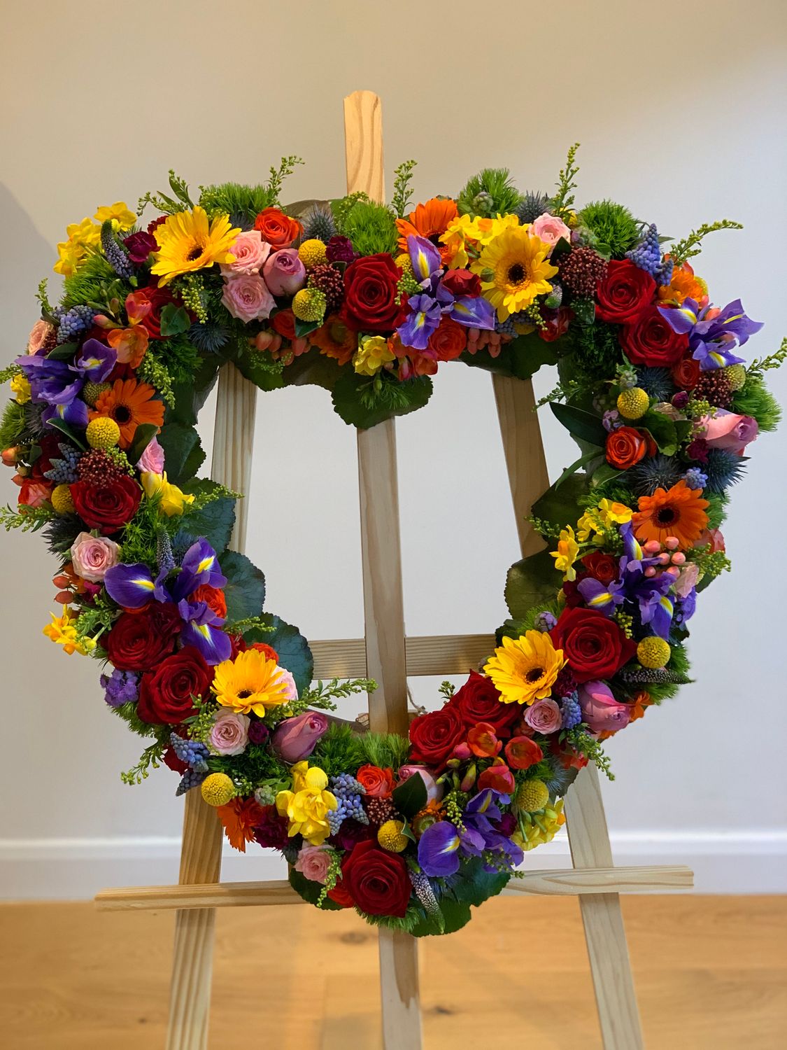 Mixed Flower Open Heart
