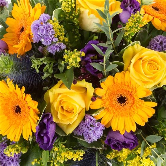 Yellow &amp; Purple Basket