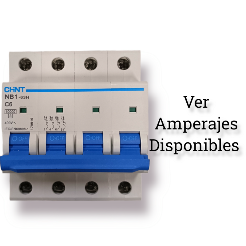 Autómatos NB1-63H 4 Polos