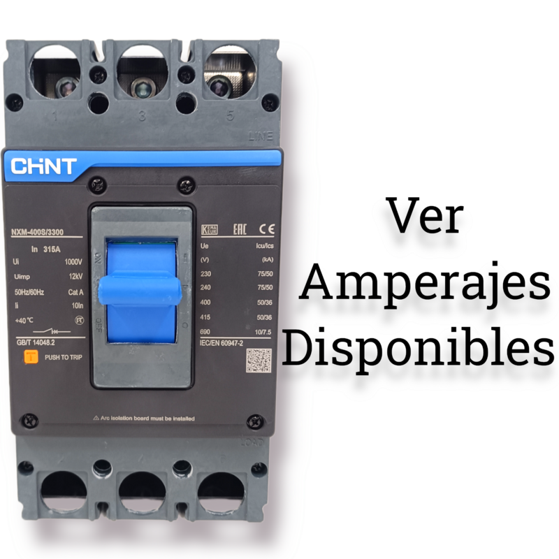 Interruptor NXM-400S/3300 3 Polos