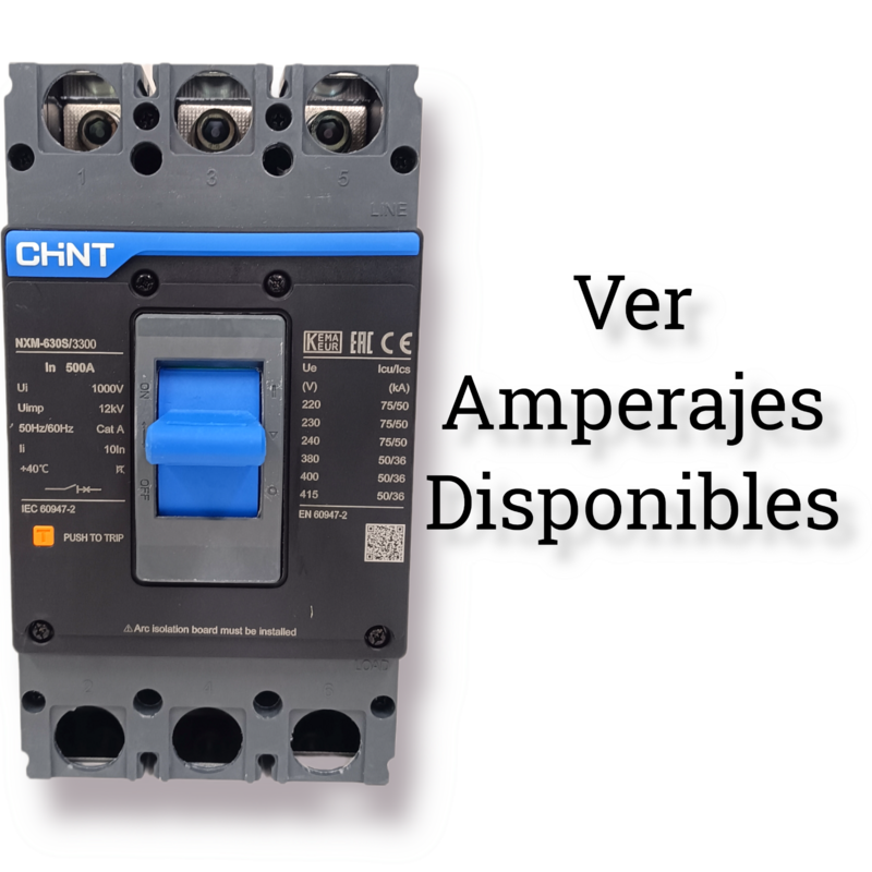 Interruptor NXM-630S/3300 3 Polos