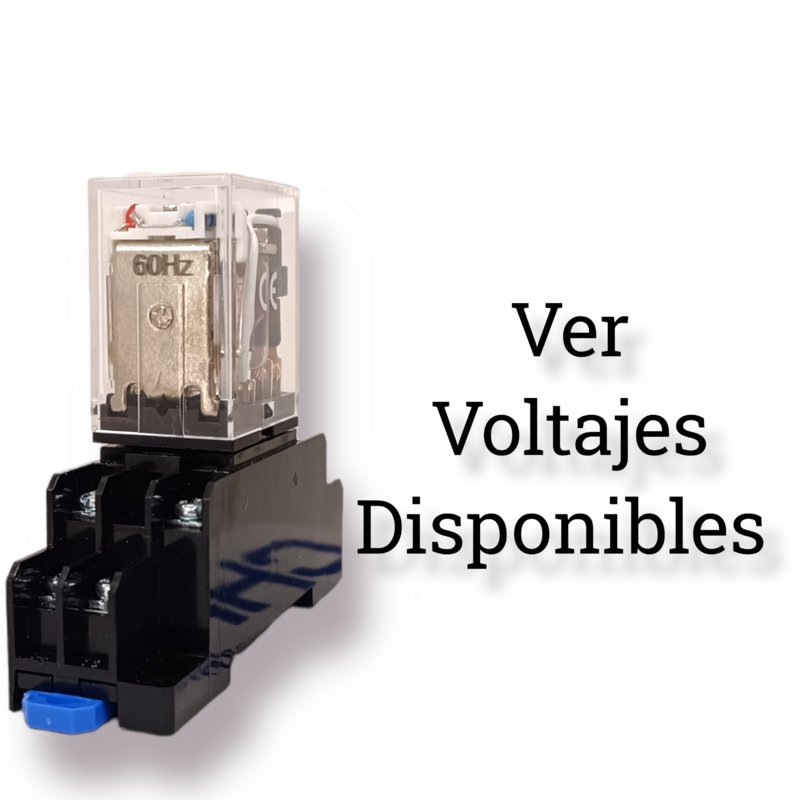 Mini Relé 8 Pines JZX-22F(D)/2Z 2NA+2NC PLU