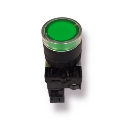 Pulsador LED Verde 1NA 110V (NP2-EW3361)