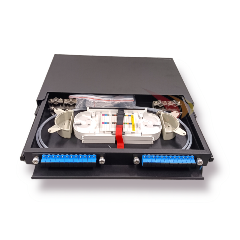 ODF de Rack de 24 espacios Lumen Telecom
