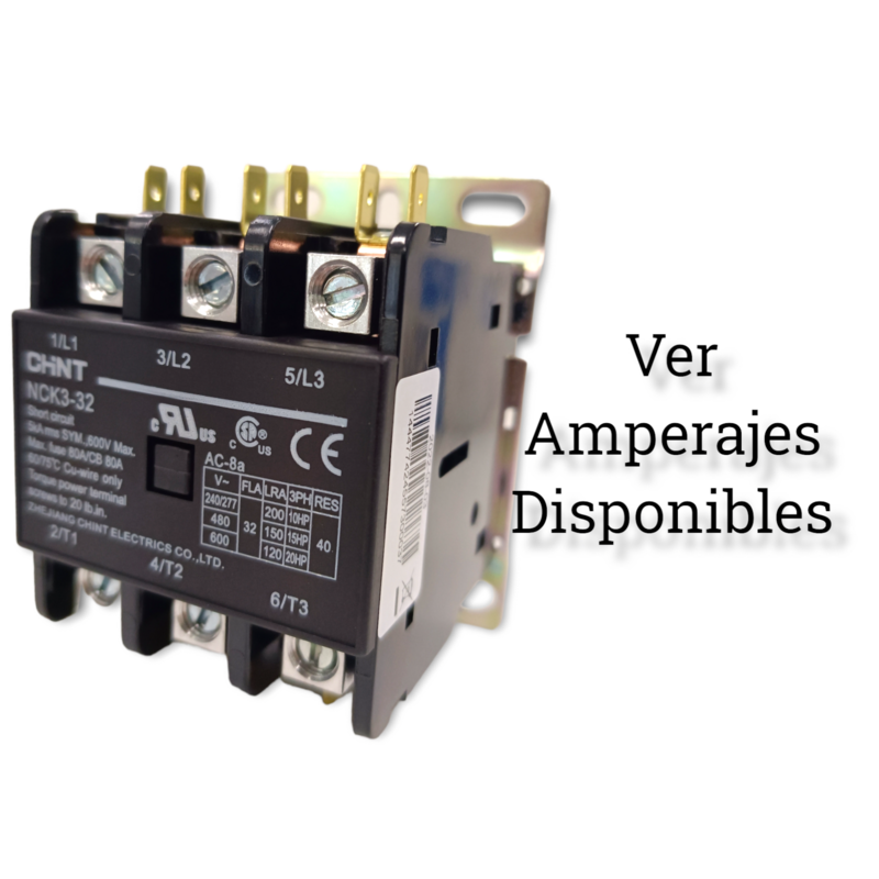 Contactor de propósito definido NCK3 3 polos 24VAC