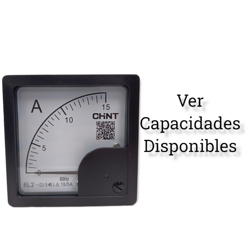 Medidor de Corriente Análogo 76x76x70.5mm