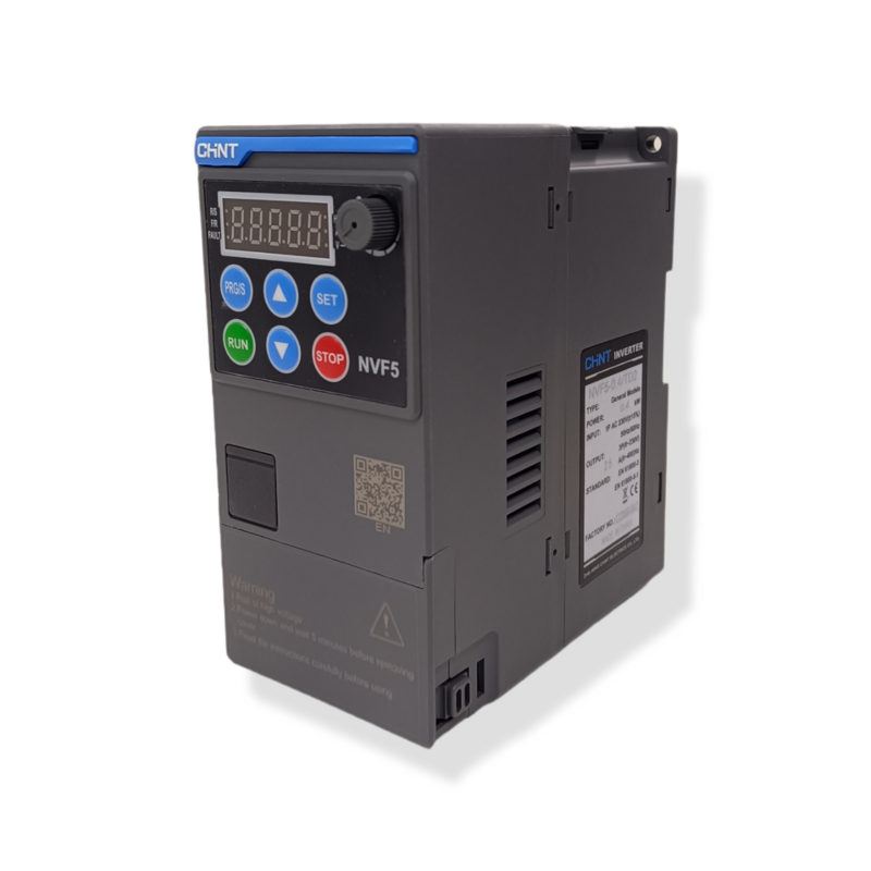 Variador de frecuencia entrada monofásica/ salida trifásica 0.5HP 220V (NVF5-0.4/TD2)