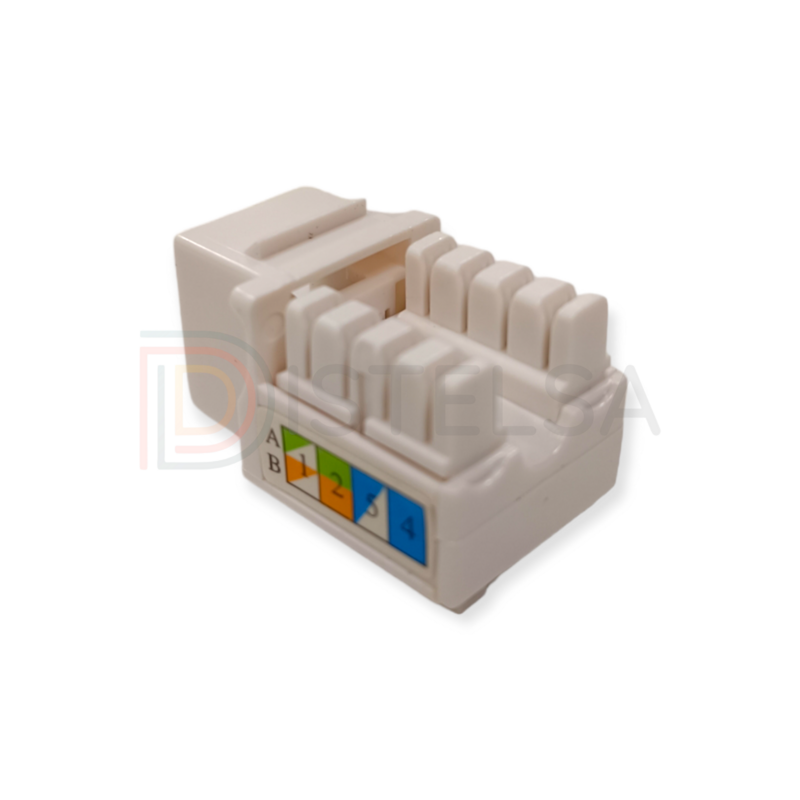 KEYSTONE JACK CAT6 BLANCO (LP-7C6PUSWH)