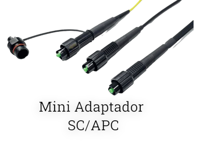 Mini Adaptador SC/APC