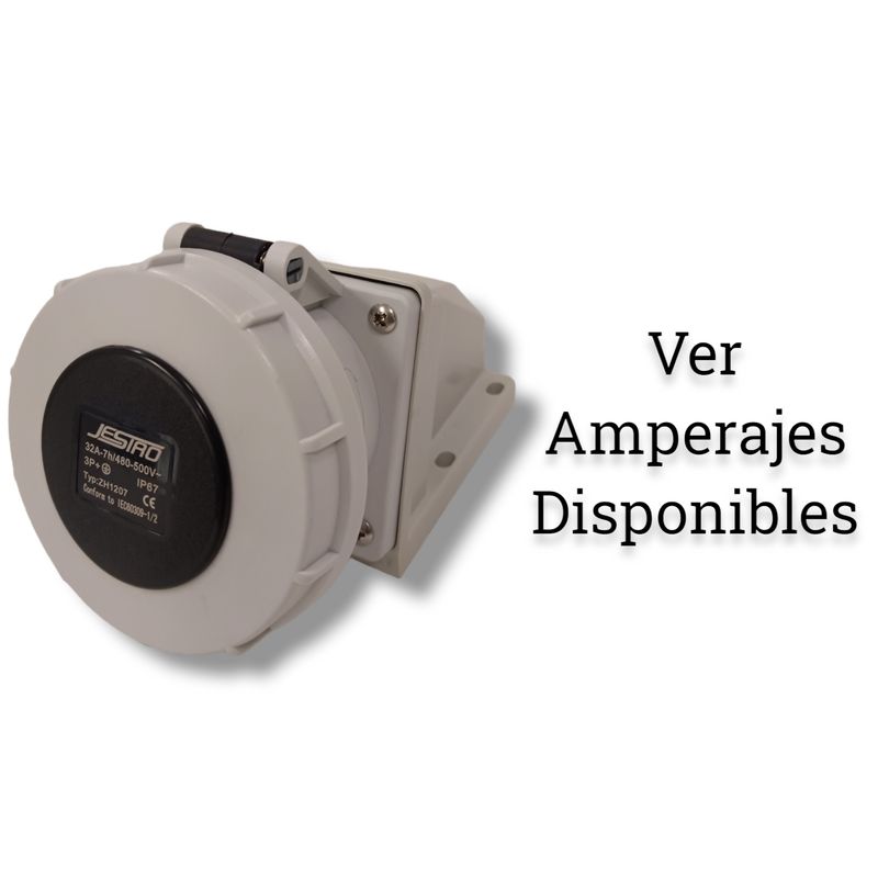 Toma de Corriente Hembra Superficial 7H 480/500VAC