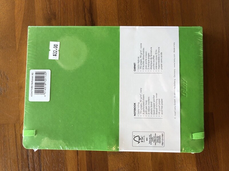 NOTEBOOK B3 SOFT COVER A5 GREEN LB3GR