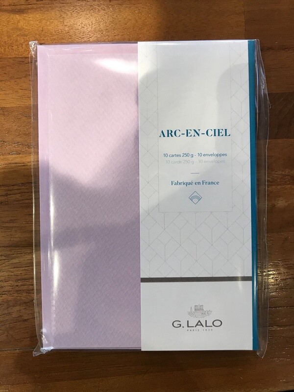 L28410 ARC-EN-CIEL 10c+10e 41⁄2x6 COREALE PAP. LILAC
