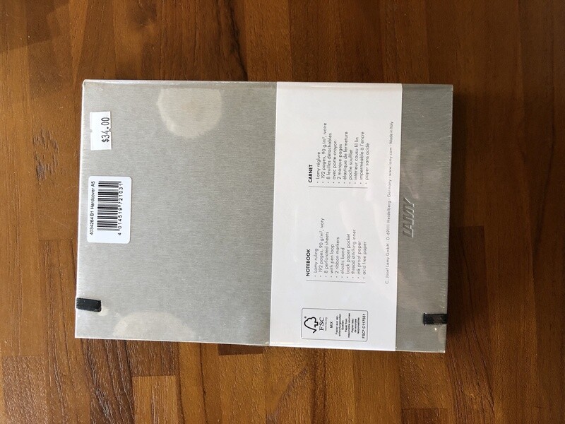 NOTEBOOK B1 HARD COVER A5 BLACK LB1BK
