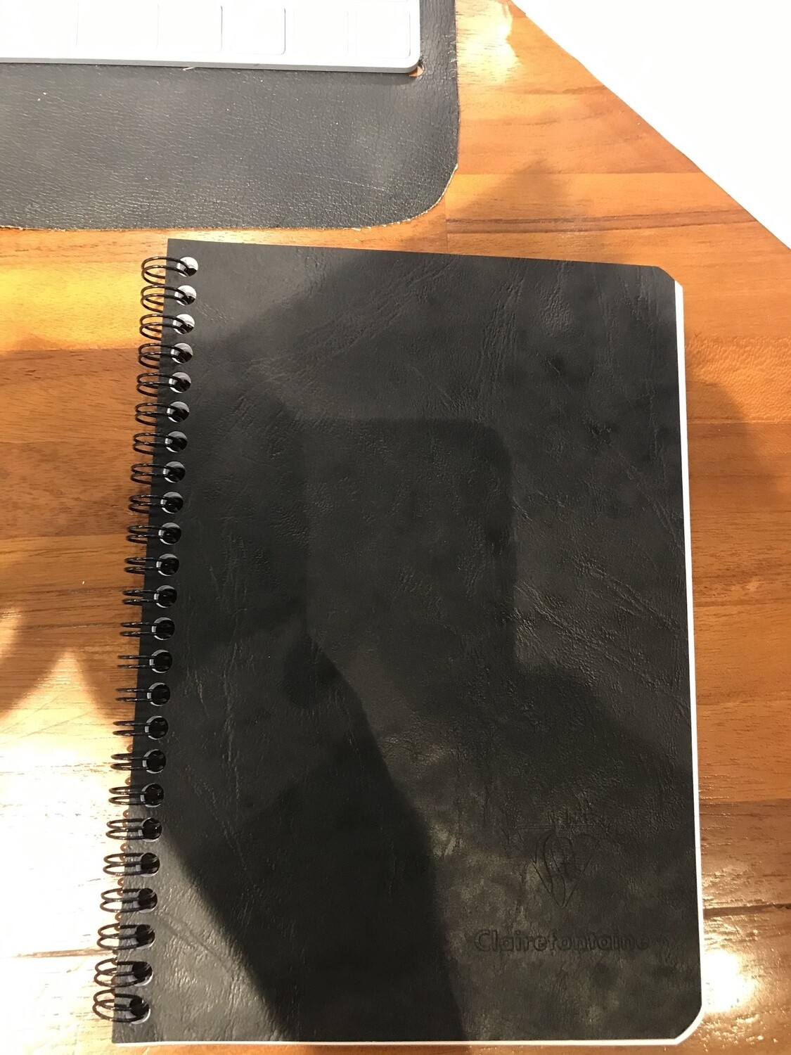 785361 AGE-BAG NOTEBOOK WIREB. LINED 100p 53⁄4x81⁄4 BLACK
