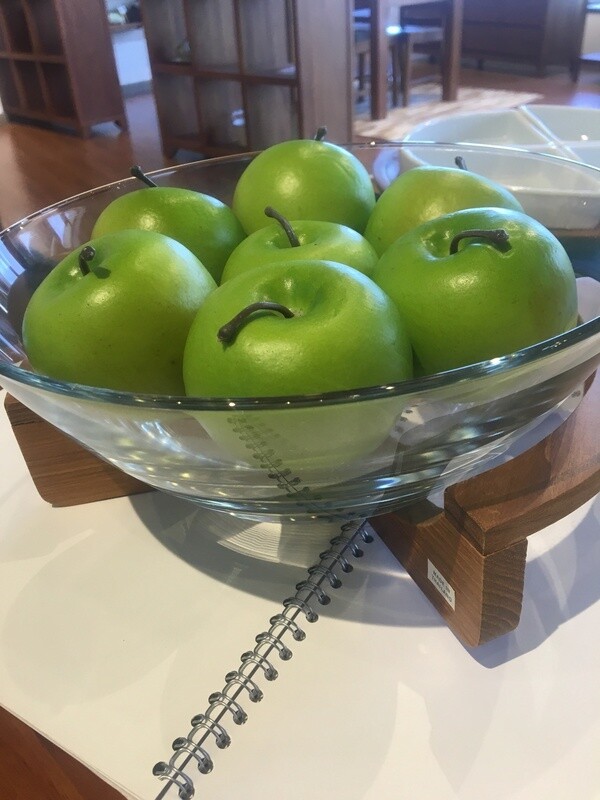Glass Bowl w/ Rack