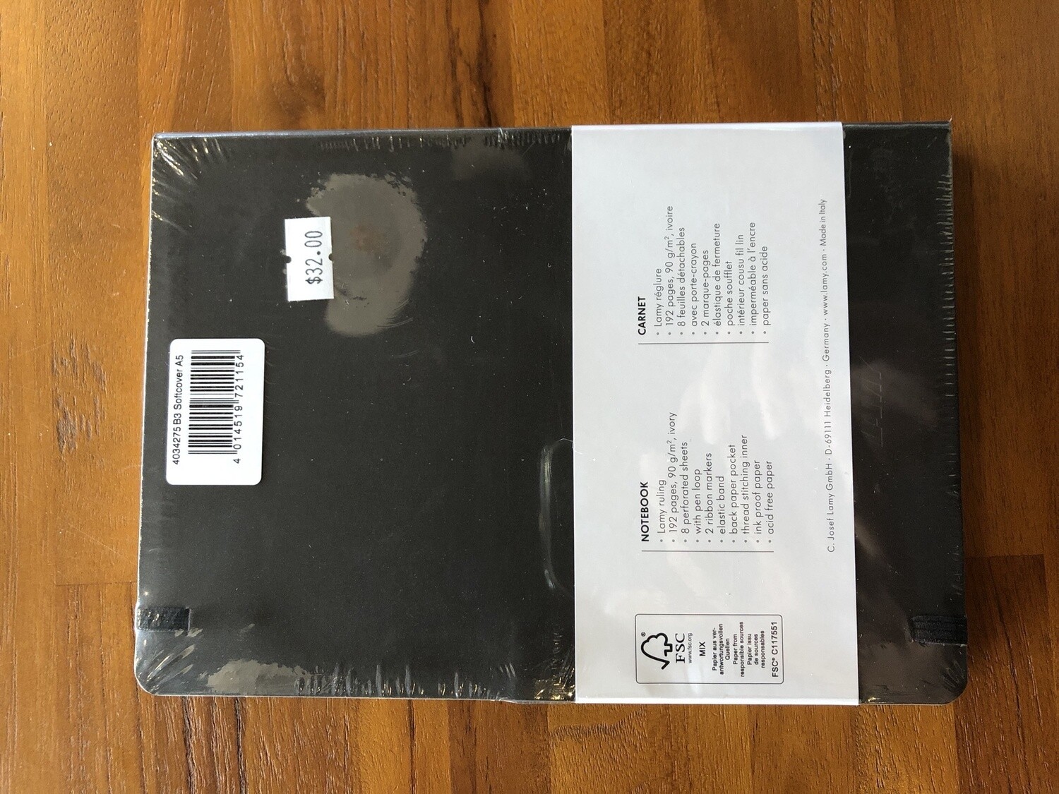 NOTEBOOK B3 SOFT COVER A5 UMBRA LB3UM